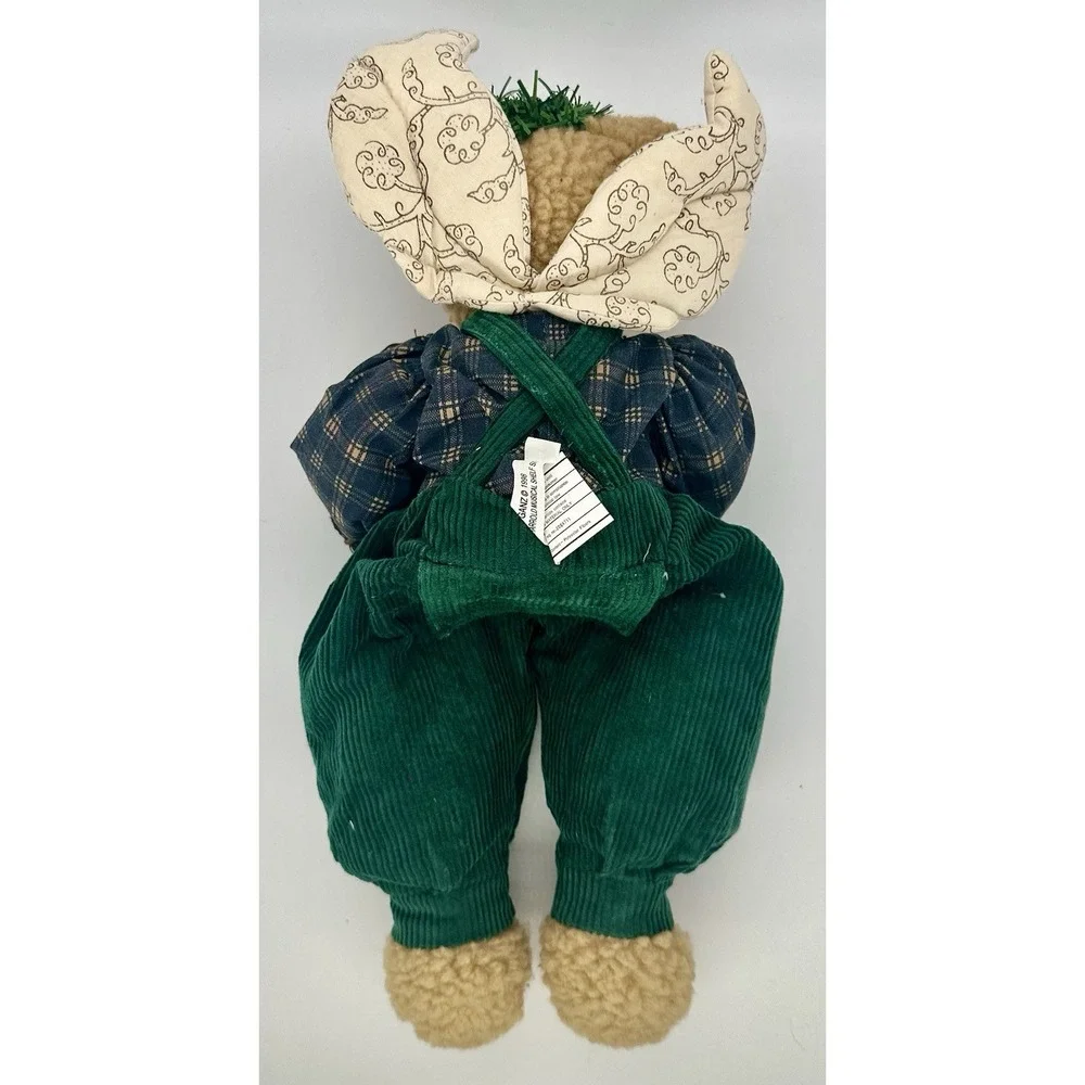 Vintage 1998 Ganz Hark Harold Musical Christmas Angel Bear Shelf Sitter Tested